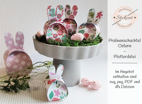 Pralinenschachtel Ostern - Plotterdatei